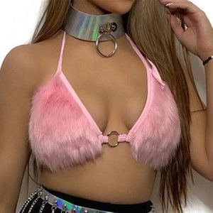 furry bralette